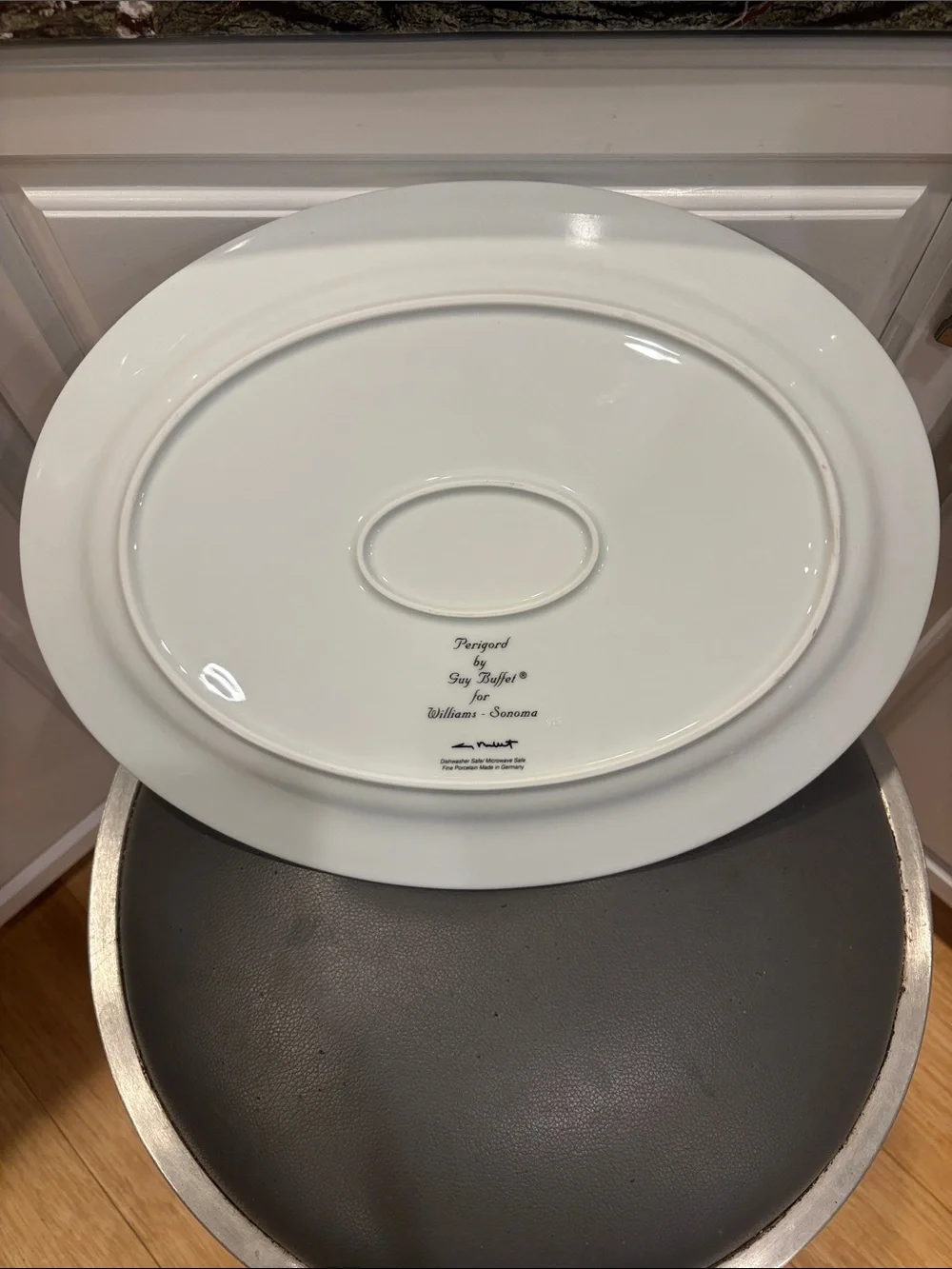 Perigord serving platter created by artist Guy Buffet for Williams Sonoma, 16”